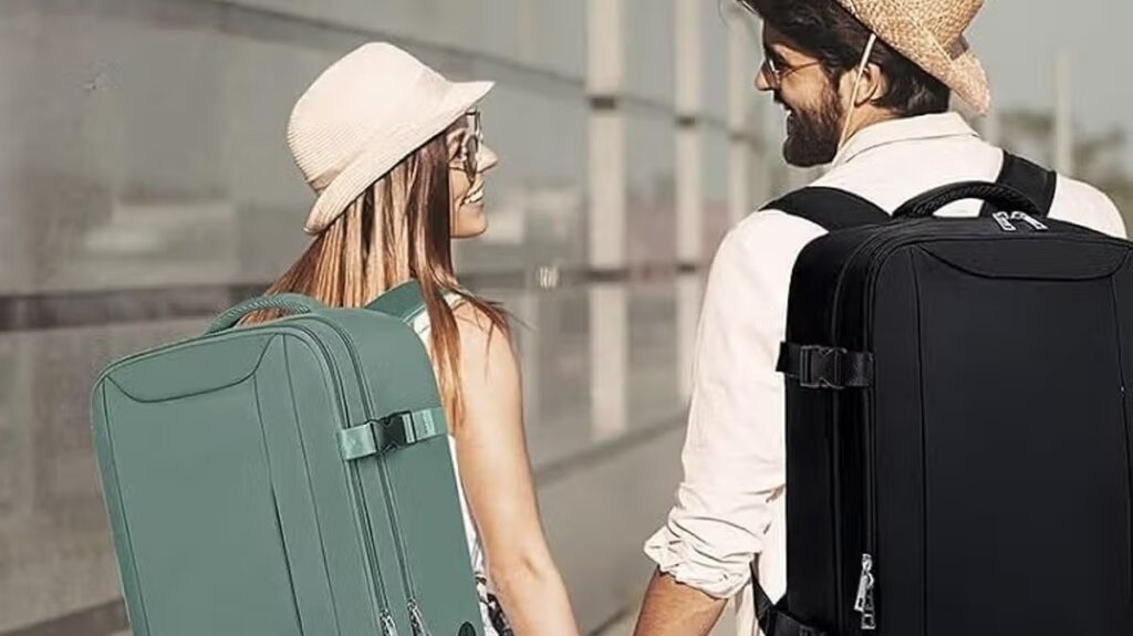 ‘Spacious’ rucksack perfect for Ryanair and easyjet holds laptop and doubles as schoolbag