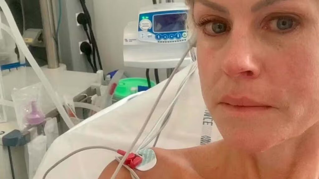 BBC presenter and ski star Chemmy Alcott suffers collapsed lung after jumping in lake