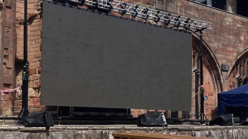 Coventry’s cathedral ruins to be transformed into free cinema