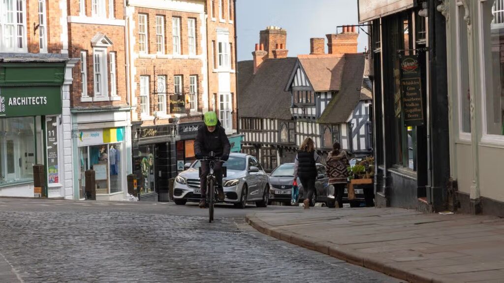 Charming UK medieval town has thriving high street and over 500 independent shops