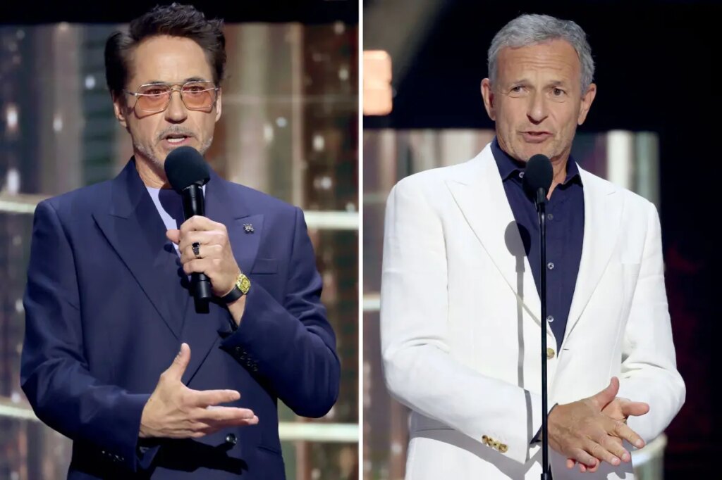 Robert Downey Jr. honors Bob Iger in 4-word sentiment at D23