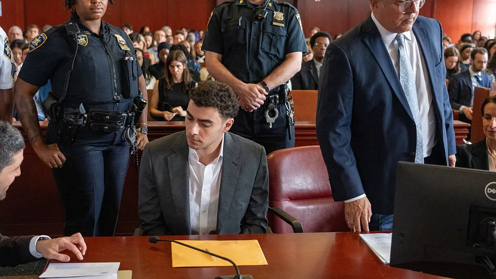 As Luigi Mangione Entered His Guilty Plea, Brian Thompson’s Family Looked On