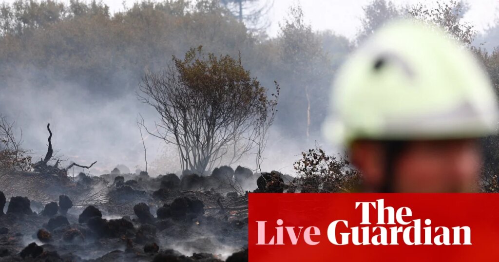 Belgian firefighters push to encircle ‘largest wildfire in a century’ – as it happened | World news