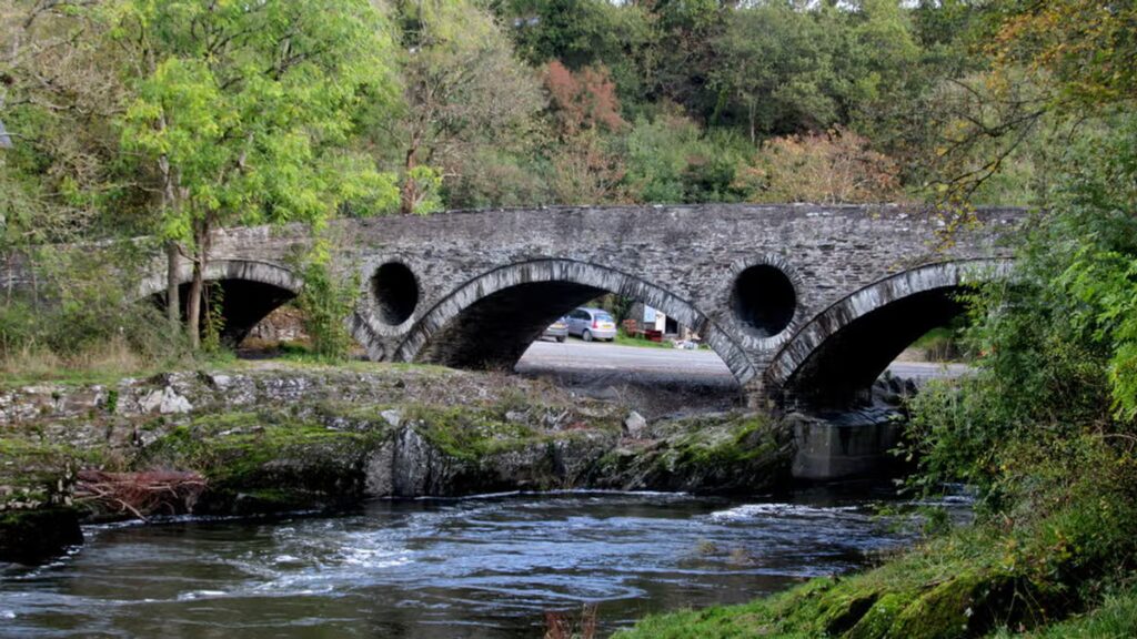 Tiniest Welsh village with pretty shops and tearoom boasts stunning waterfalls too