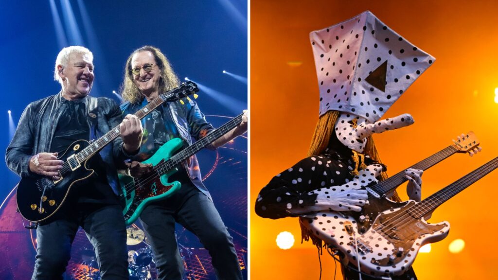 Rush’s Geddy Lee and Alex Lifeson give the thumbs-up to Angine De Poitrine: “The most entertaining and exhilarating bits of music that I’ve heard for a long, long time”
