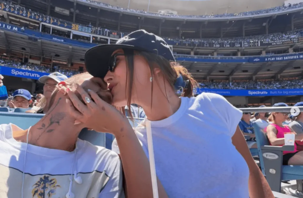 Justin Bieber Was ‘Subordinate’ to Hailey at Dodgers Game