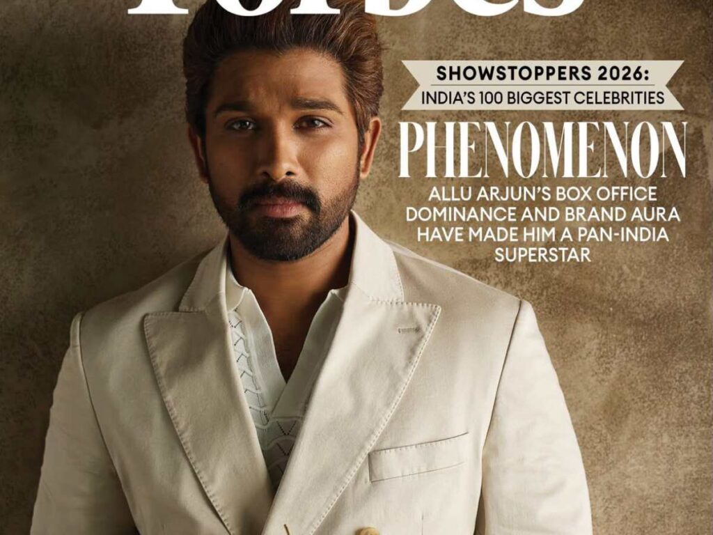 Allu Arjun graces Forbes India Showstoppers 2026 cover – Telugu Cinema