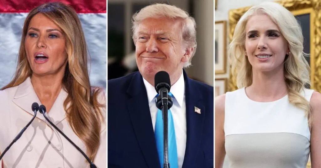 Donald Trump's Adoring Aide Natalie Harp Sticks by His Side as Melania Trump Makes a Rare Appearance