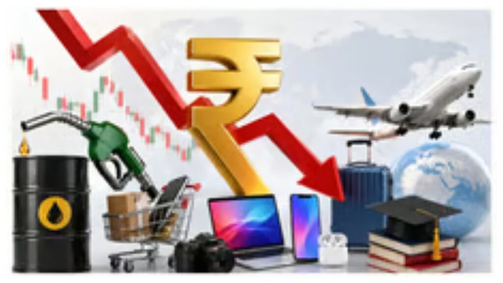 Rupee Declines 7 Paise To Close At 95.68 Against US Dollar, Weighed Down By High Crude Prices & West Asia Tensions