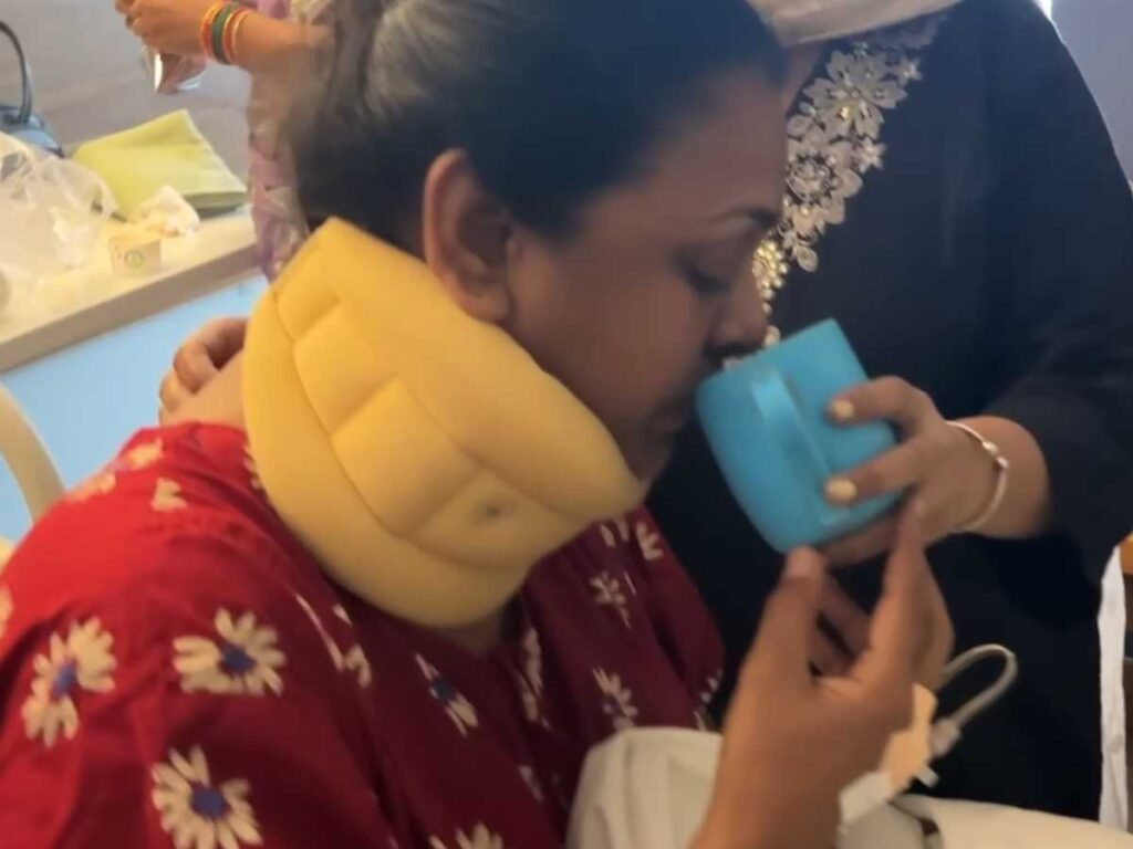 Shakeela undergoes neck surgery after years of excessive mobile phone use – Telugu Cinema