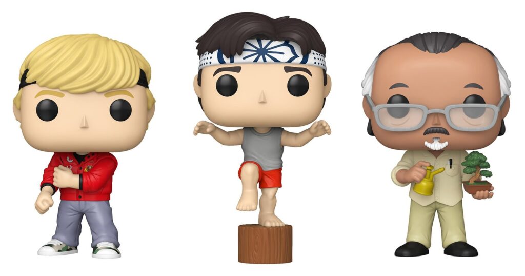 Funko unveils new The Karate Kid Pop! Vinyl figures for Daniel, Johnny and Mr. Miyagi