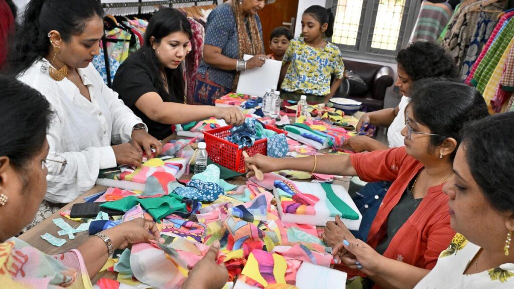 Kinusaiga Workshop in Visakhapatnam: Japanese fabric art at Kshwe Boutique