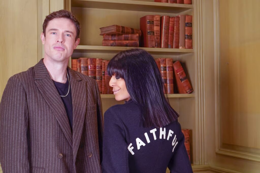 Claudia Winkleman dons ‘Faithful’ jacket ahead of Celebrity Traitors return