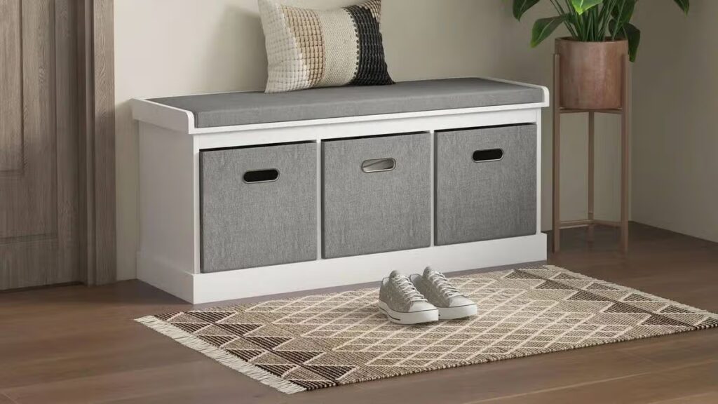Clever storage bench that ‘looks lovely in hallway’ drops to £56 in autumn deal