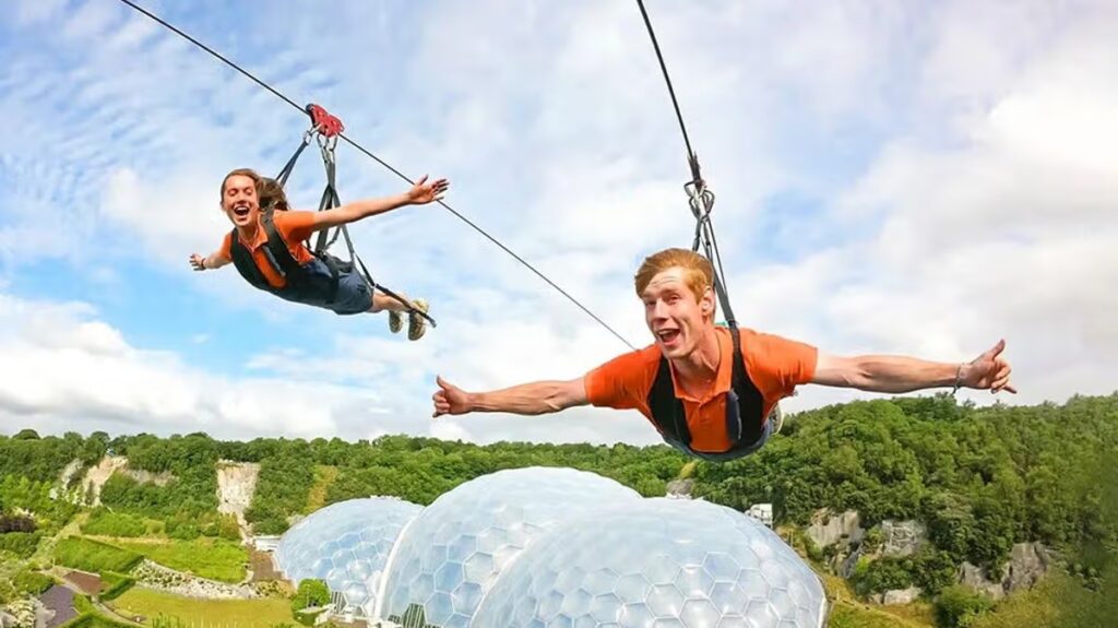 I took flight on England’s fastest zipwire with one-of-a-kind views