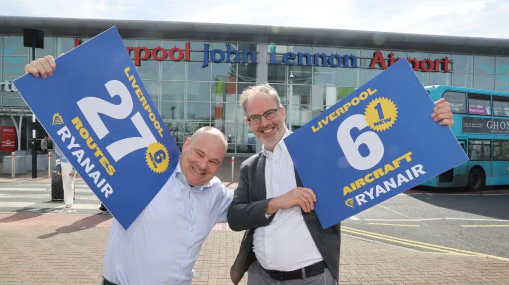 Liverpool ‘can’t get enough’ as Ryanair announces £453m investment