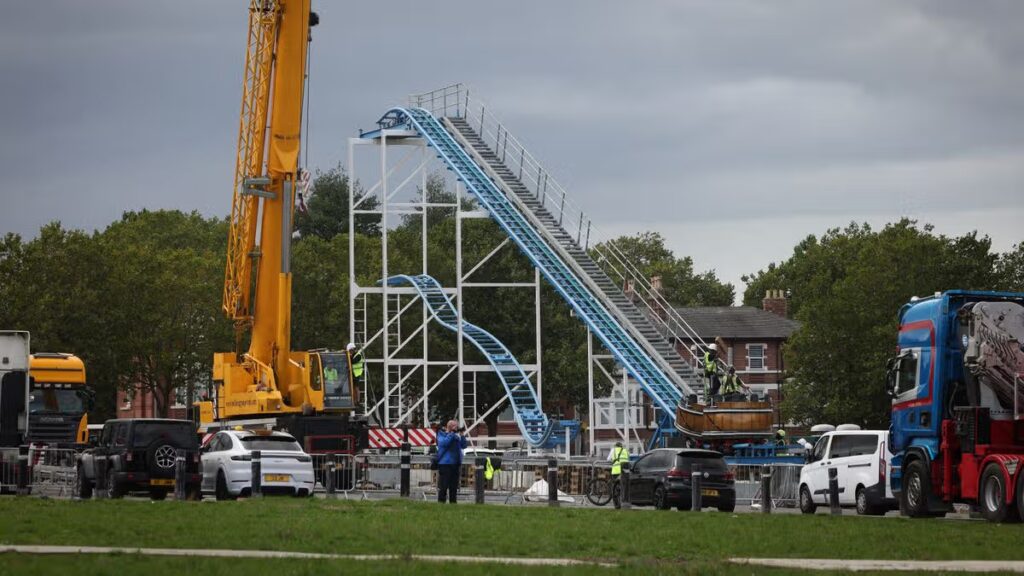 Goose Fair’s tallest ever ride arrives in Nottingham as countdown continues