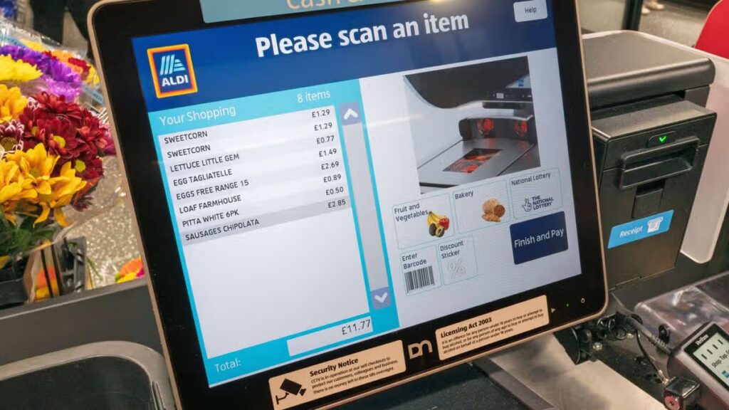 Aldi worker explains 2 reasons shopping is scanned so quickly