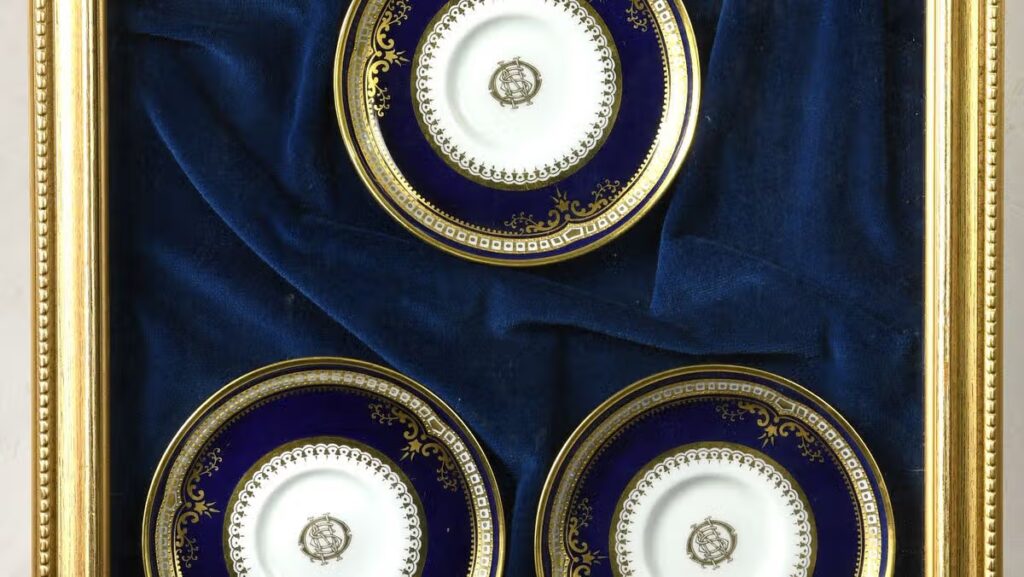 Saucers ‘made especially for Titanic’ sell at auction for five-figure sum