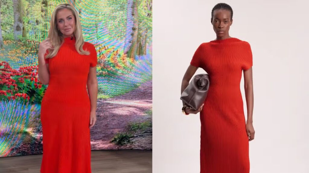 This Morning star Josie Gibson’s cosy autumn dress is 70% off with double saving