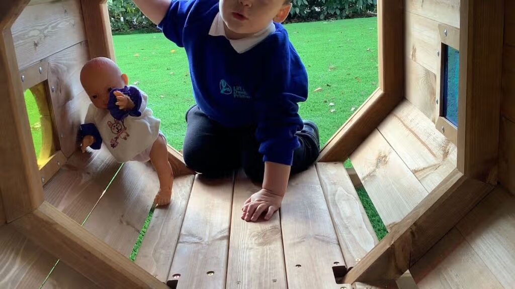 Birmingham school opens new nursery ‘The Nest’ with a garden, sand play, trikes and a tunnel