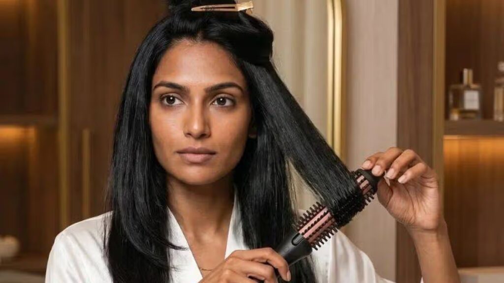 ‘I had weekly blow drys but £40 hair tool gives same result in 10 minutes at home’