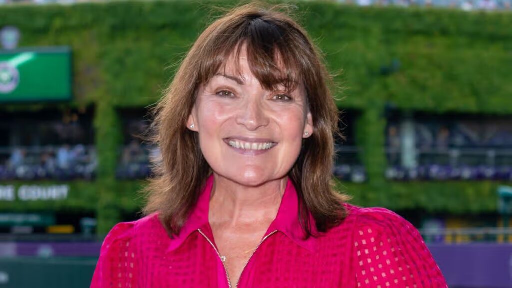 Lorraine Kelly looked amazing in £119 pink midi dress now reduced to £75 in sale