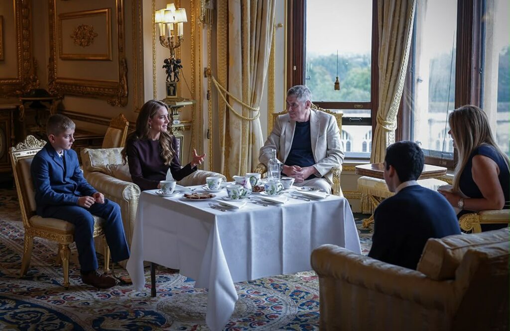 Princess Kate’s Windsor Castle tea party used china sold by the castle