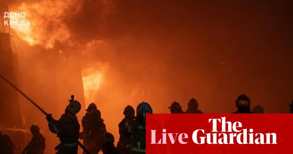 Russia accused of ‘rapidly growing’ attacks on civilian infrastructure after five killed in Ukraine – Europe live | Ukraine