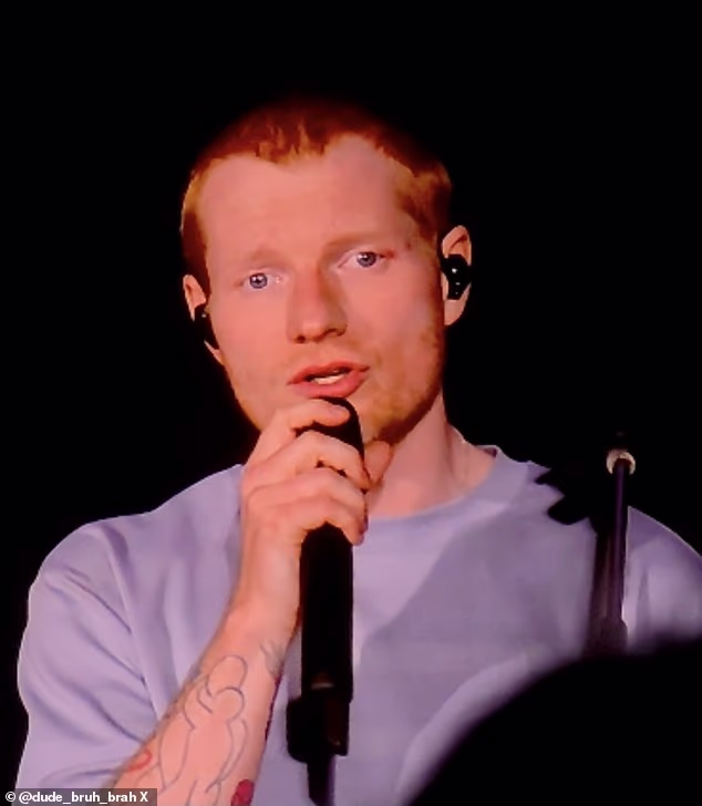 Ed Sheeran tears up on stage at Philadelphia show as he is pushed into awkward U-turn amid Israel controversy