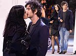 Newlyweds Matty Healy and Gabbriette Bechtel prove they're still in the honeymoon period as they pack on the PDA on a Mayfair dinner date