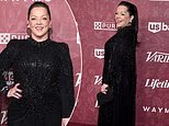 Melissa McCarthy shows off her dramatically slimmed-down figure in dazzling gown as she leads stars at Variety Power of Women event in LA