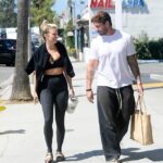 Newlyweds Danny Cipriani and AnnaLynne McCord enjoy a couples workout session as they return to the gym after backlash over their ‘tacky’ crowdfunded wedding