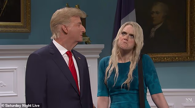 SNL returns with mortifying Natalie Harp skit as they mock aide’s friendship with Trump: ‘This is so unsettling’