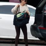Lacey Turner displays her Strictly injuries as she arrives at rehearsals with battered and bandaged feet after placing third on leaderboard