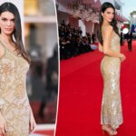 Kendall Jenner makes Venice Film Festival debut in vintage Giorgio Armani