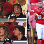 Taylor Swift hangs with Tom Cruise as she supports Travis Kelce at first Chiefs game since wedding