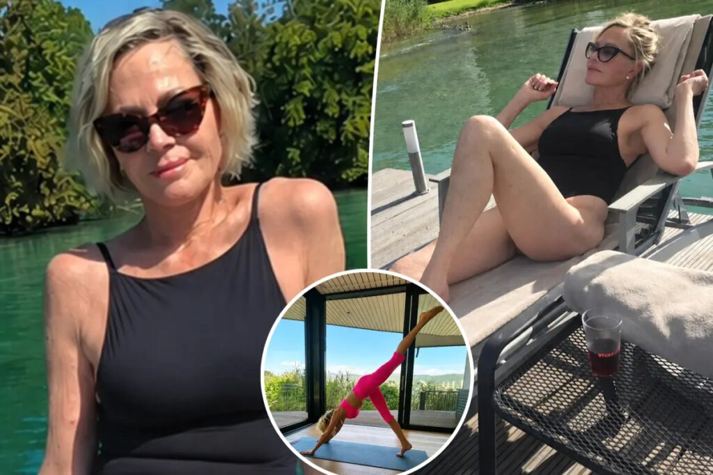 Melanie Griffith, 69, rocks black swimsuit and shows off impressive yoga pose during ‘health reset’