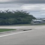 Miami Plane Crash Video: Amazon Prime Air Boeing 767 Overruns Runway, Flames Seen Near Airport