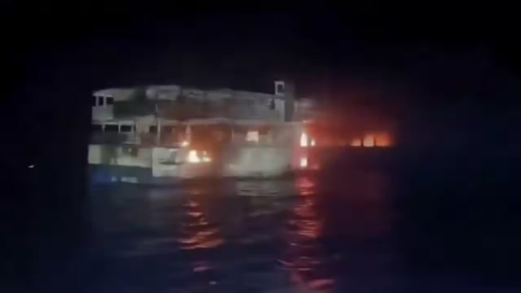Video: Philippines Ferry Fire Horror Caught On Camera; 5 Dead, 87 Missing Near Tourist Hotspot
