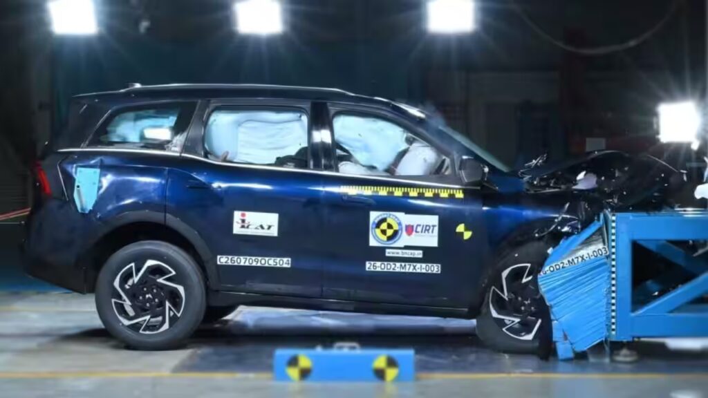 Watch: Mahindra XUV 7XO Bags 5-Star Safety Rating In Bharat NCAP Crash Tests