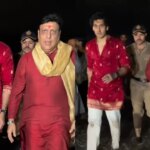 Govinda Joins Ganpati Visarjan Celebrations With Son Yashvardhan, Bids Goodbye To Bappa – Watch