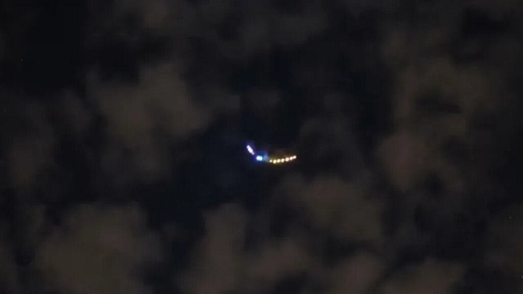WATCH: Drone, Plane, UFO? Tehran Sky Lights Up With Mysterious Object