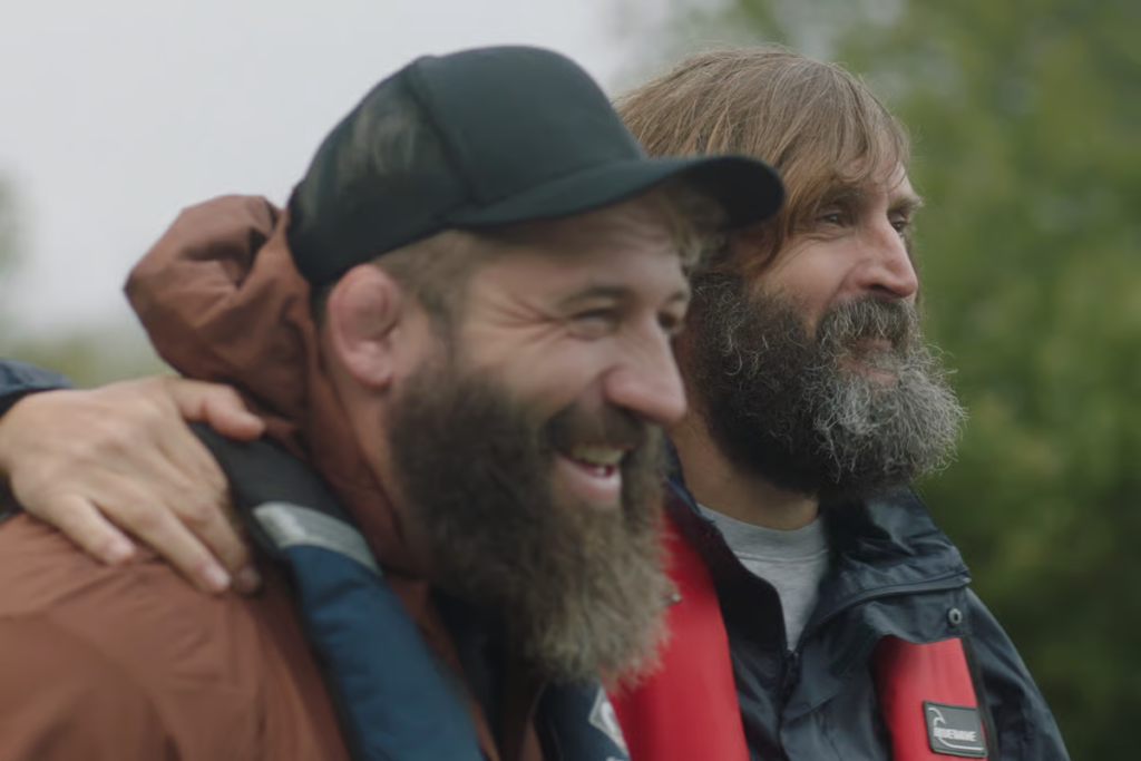 Celebrity Traitors stars Joe Wilkinson and Joe Marler reunite for boating show