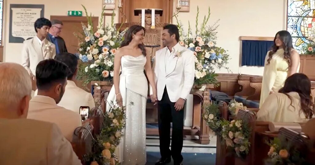 Jyotika-Suriya Renew Wedding Vows – Rediff.com movies