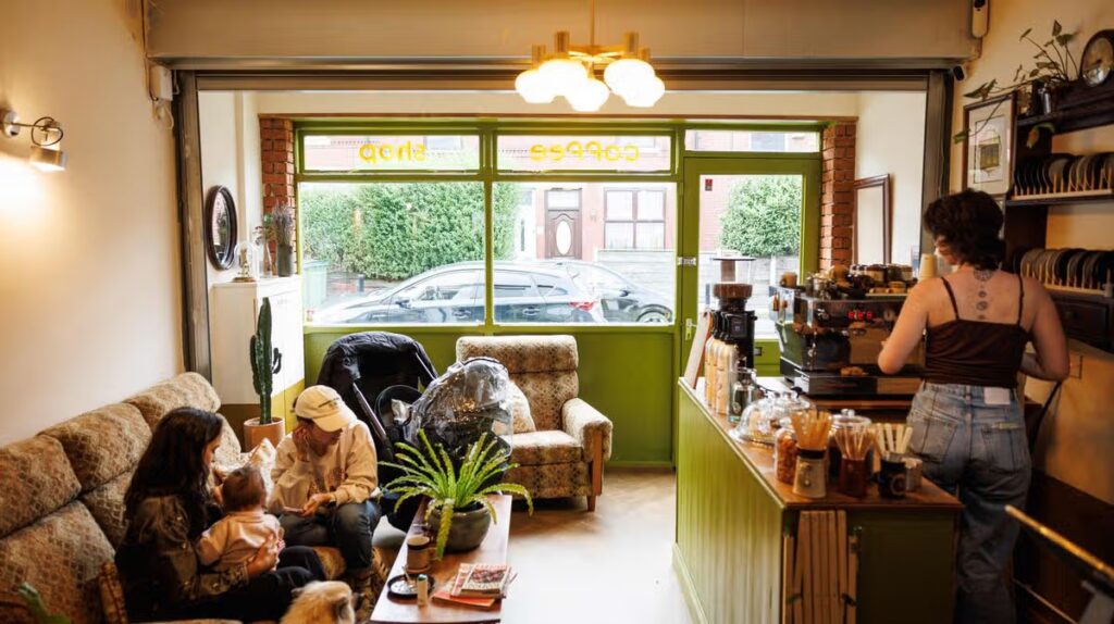 No airs and graces, this Stockport cafe is just like stepping into your gran’s front room