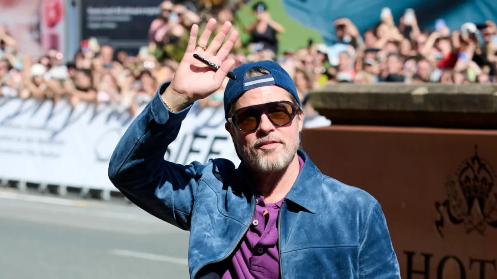Brad Pitt Loves a Vivid Suede Jacket—And So Should You