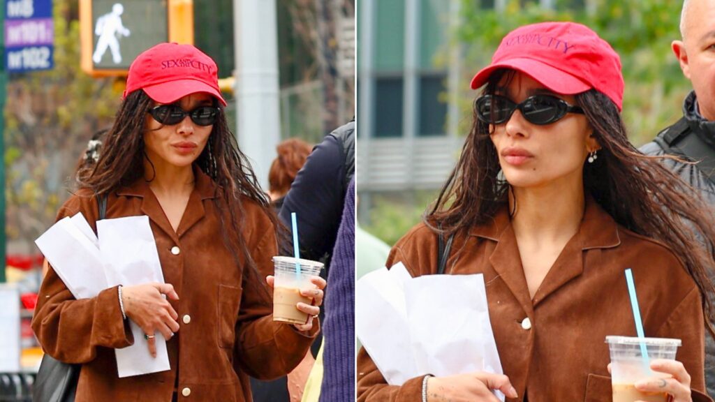 Zoë Kravitz Embraces Fall 2026’s Suede Trend in Ballet Flats