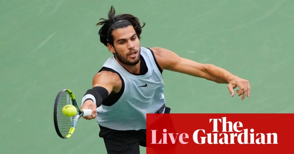 US Open tennis 2026: Medvedev v Tiafoe, Alcaraz sees off Paul, Sabalenka and Noskova win on day eight – live | US Open Tennis 2026
