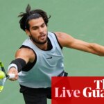 US Open tennis 2026: Medvedev v Tiafoe, Alcaraz sees off Paul, Sabalenka and Noskova win on day eight – live | US Open Tennis 2026